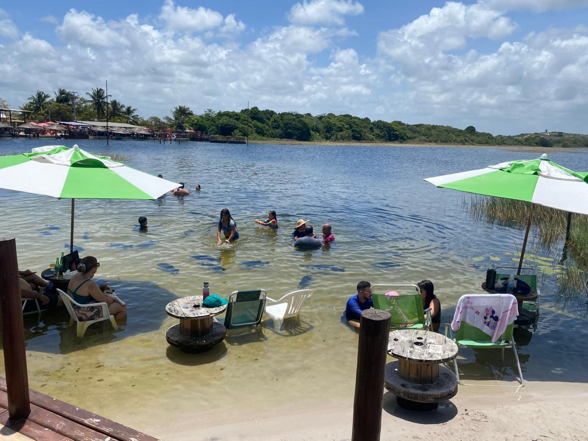 Villa Das Aguas -Praia Do Saco -Proximo As Lagoas Dos Tambaquis E Mangue Seco -Terreo Estancia Bagian luar foto